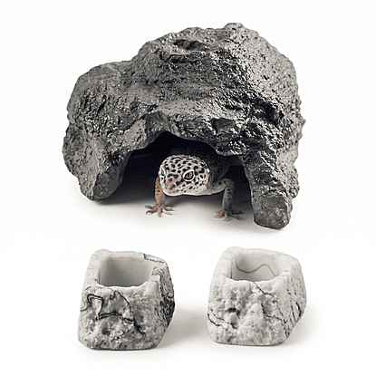 Imagen de alta resolución de accesorio para hábitat de reptiles, optimizada para los estándares de calidad de Amazon